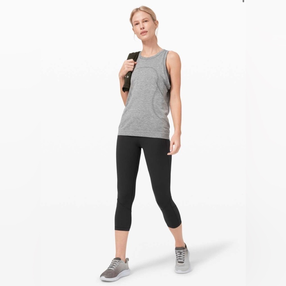 Lululemon Pace Rival High-Rise Crop 22" Black Leggings